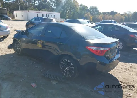 2014 Toyota Corolla S Plus z USA, uszkodzony, nr VIN 2T1BURHE8EC042401